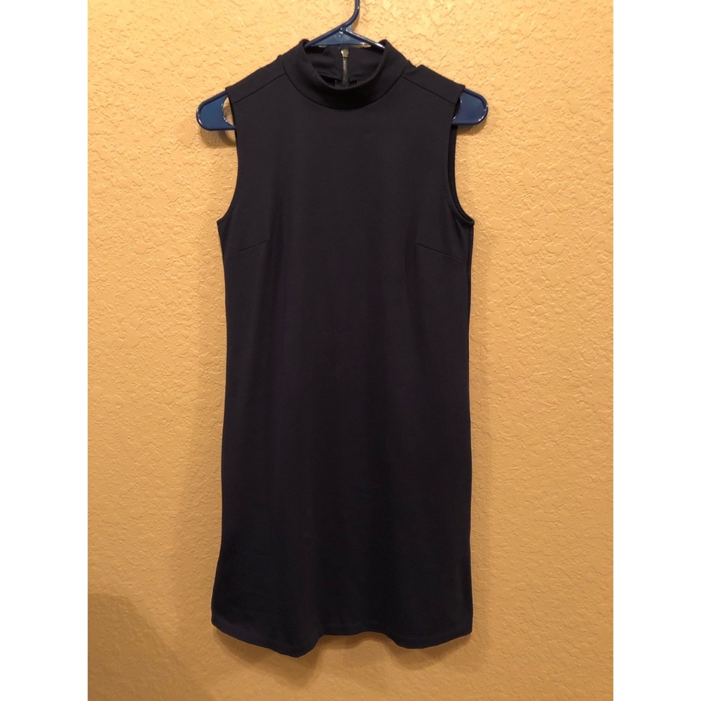 Navy Blue Sleeveless Dress